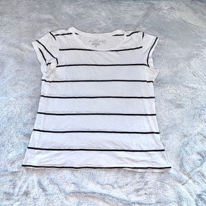 H&M Black & White Striped Tee